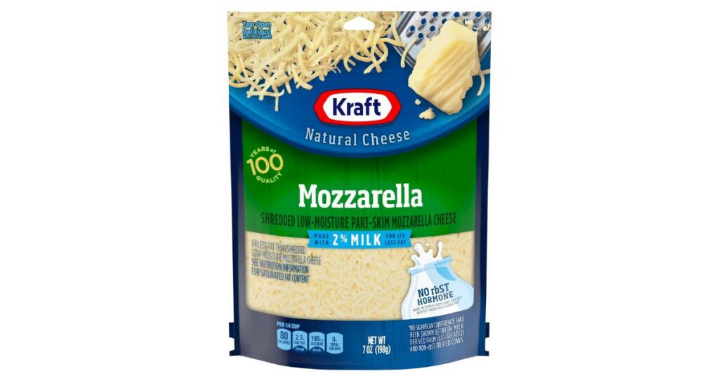 Is Kraft Mozzarella Cheese Gluten Free